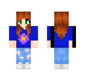 Flower Shirt - Female Minecraft Skins - image 2