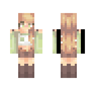 Pixel || Emerald - Female Minecraft Skins - image 2