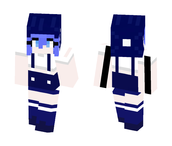 Blue Elf Girl - Girl Minecraft Skins - image 1