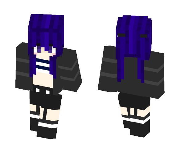 Twin tails and a sweater - Female Minecraft Skins - image 1