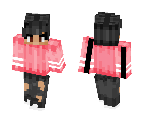 Pink Sweater - Male Minecraft Skins - image 1