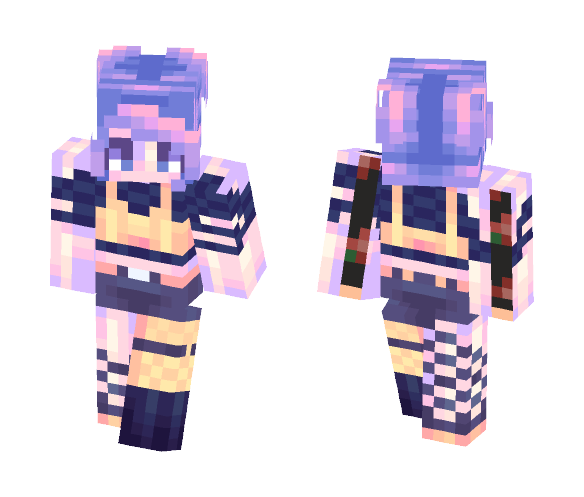 don't touch my hair - Female Minecraft Skins - image 1