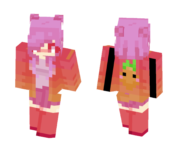 Sunset Pineapple - Female Minecraft Skins - image 1