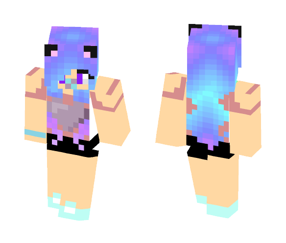 Girl with Ears - Girl Minecraft Skins - image 1