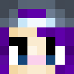 purple hair girl - Color Haired Girls Minecraft Skins - image 3