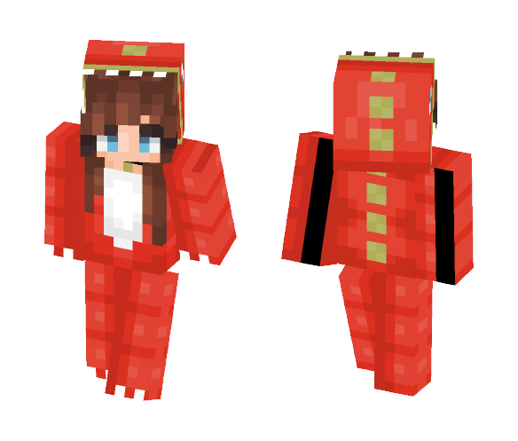 Pixel || Me In a dino onsie - Female Minecraft Skins - image 1