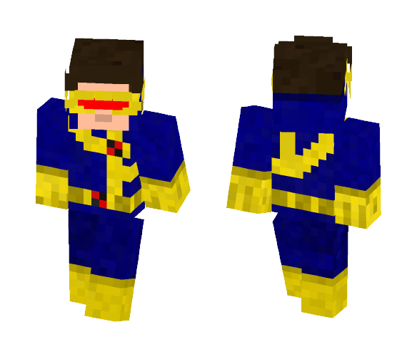 X-Men Cyclops - Male Minecraft Skins - image 1