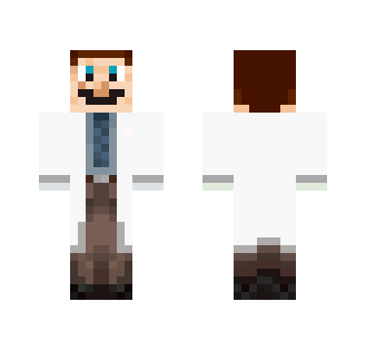 Scientist Luigi - Male Minecraft Skins - image 2