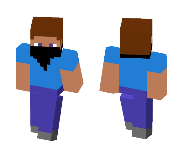 Bandit Steve - Male Minecraft Skins - image 1