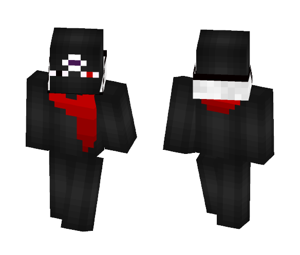 The EnderMan With 3 Eyes - Male Minecraft Skins - image 1
