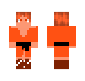 Orange Diamond - Male Minecraft Skins - image 2