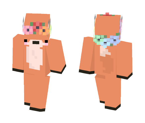 Flower Fox Fluff - Interchangeable Minecraft Skins - image 1