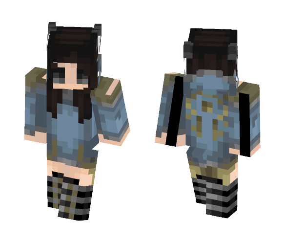 Battle Warrior - Female Minecraft Skins - image 1