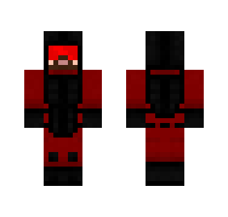 Red Sci-Fi Trooper with Armor