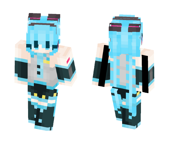 Vocaloid - Hatsune Miku - Female Minecraft Skins - image 1