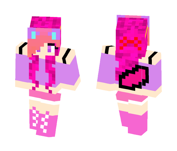 A cat girl - Cat Minecraft Skins - image 1