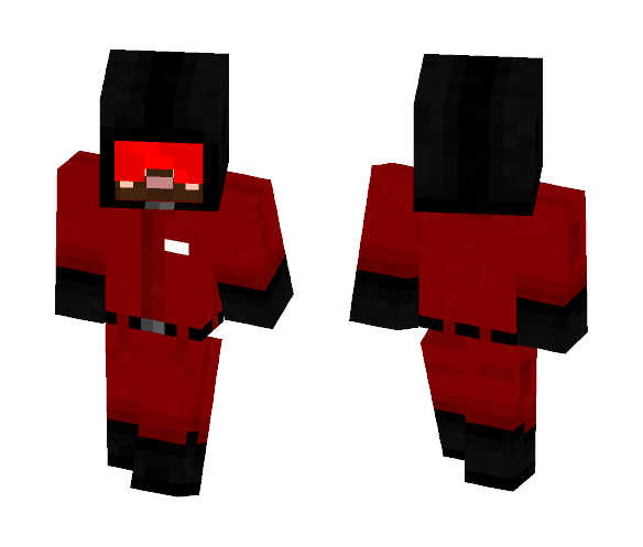Red Sci-Fi Trooper - Male Minecraft Skins - image 1