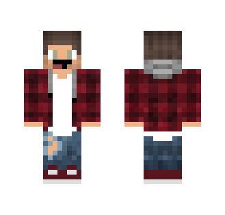 Red Flannel Sweater - Male Minecraft Skins - image 2