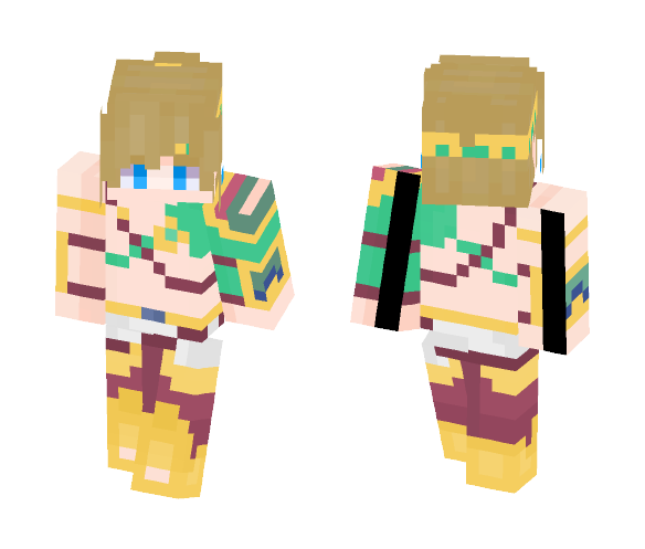 Link - Breath of the wild Voe Set - Male Minecraft Skins - image 1