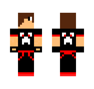 The Red Shirt Creeper Boy - Boy Minecraft Skins - image 2