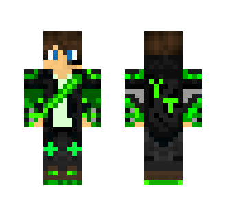 Green YouTuber Boy - Boy Minecraft Skins - image 2