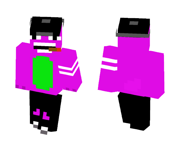 MLG Barney - Male Minecraft Skins - image 1