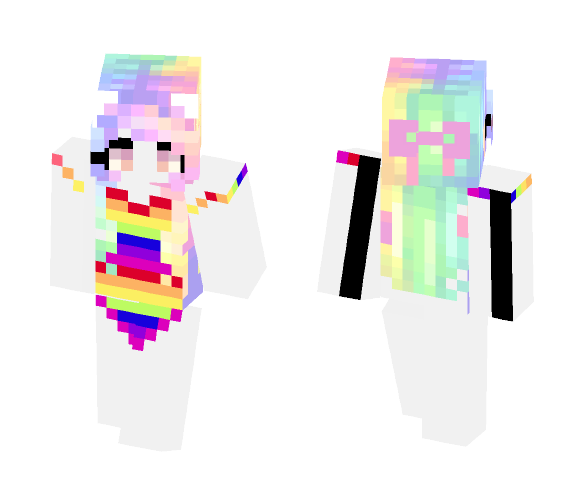 Rainbow Pearl - Female Minecraft Skins - image 1