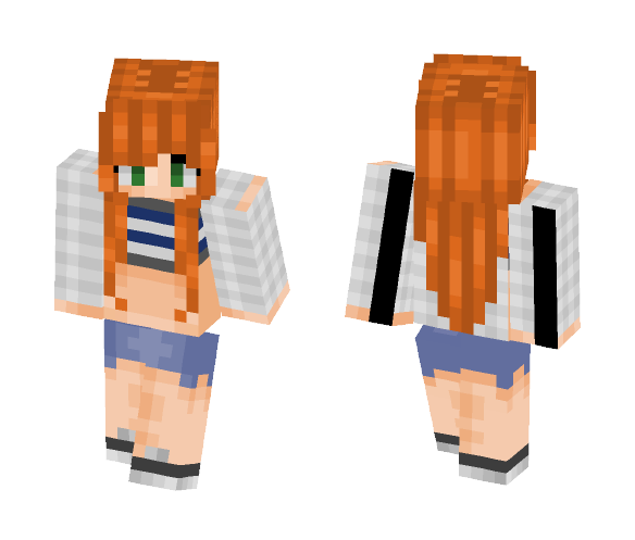 Ginger Farm Girl - Girl Minecraft Skins - image 1