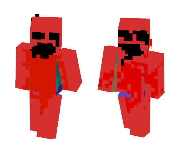 Demonic, Two-Faced, Bloody Barney - Interchangeable Minecraft Skins - image 1