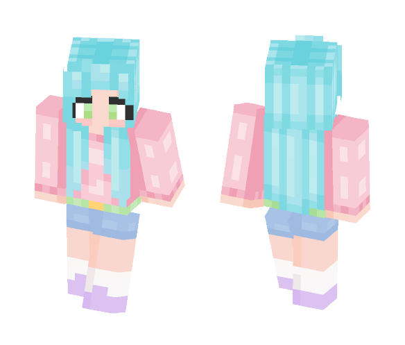 Pastel girl - Girl Minecraft Skins - image 1
