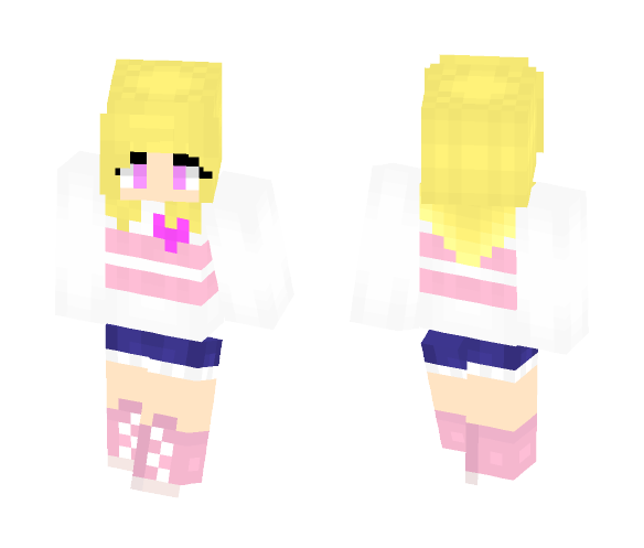 Hope | Undertale OC - Female Minecraft Skins - image 1