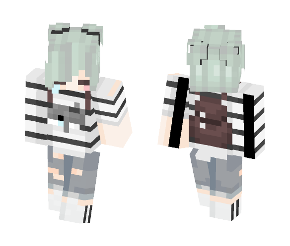 Crying little girl - Girl Minecraft Skins - image 1