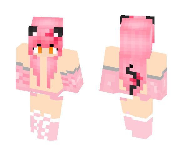 Download Kawaii Girl Pink Minecraft Skin for Free. SuperMinecraftSkins