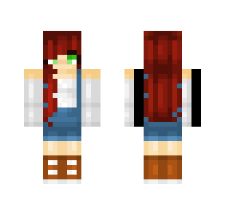 Pixel || Red apples and White milk - Female Minecraft Skins - image 2