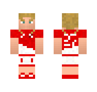 Football skin (Team:AS Monaco) - Male Minecraft Skins - image 2
