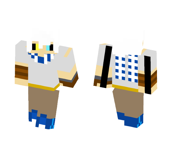 BluePrint Sans (Human) - Male Minecraft Skins - image 1