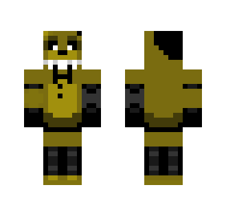 Ignited Golden Freddy - Male Minecraft Skins - image 2