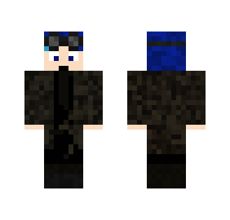 Black coated man - Male Minecraft Skins - image 2