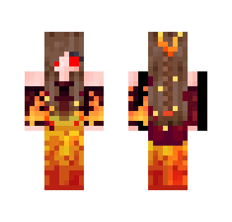 Blaze girl skin - Girl Minecraft Skins - image 2