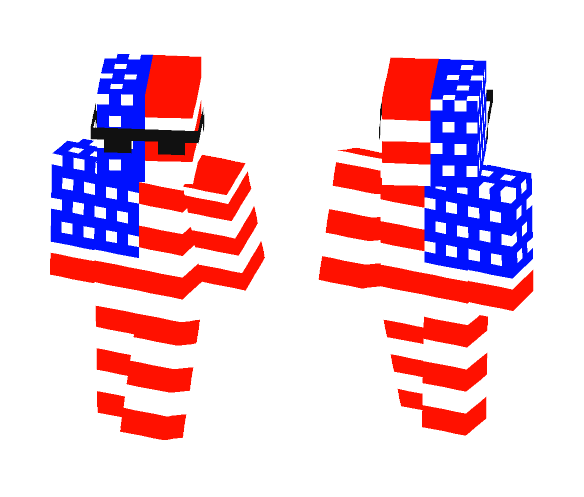 Cool USA Dude - Male Minecraft Skins - image 1