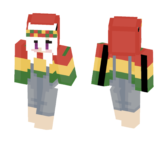 Rasta_Gaufrettev2 - Female Minecraft Skins - image 1