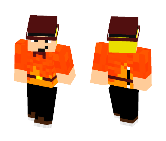 Fire Magician - Male Minecraft Skins - image 1