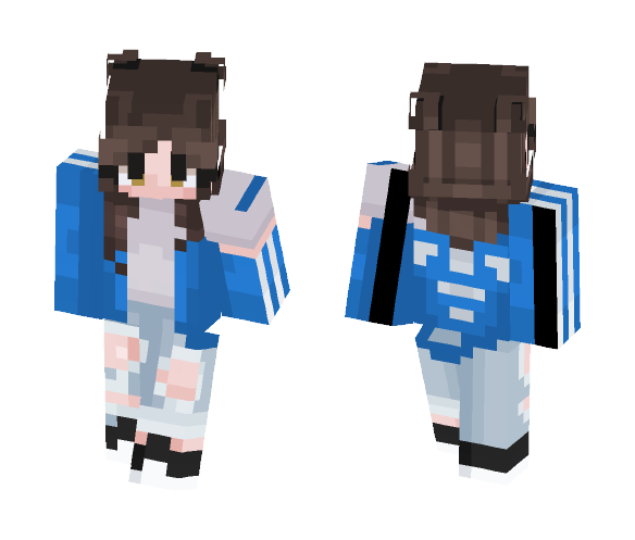 another adiddas girl - Girl Minecraft Skins - image 1