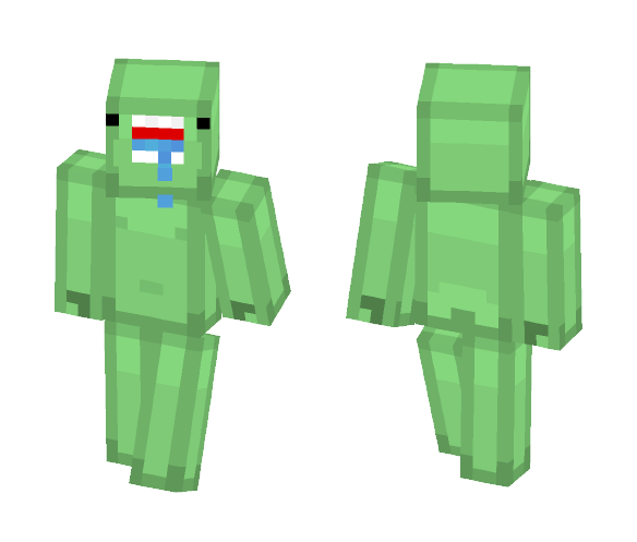derp green dinosor - Interchangeable Minecraft Skins - image 1