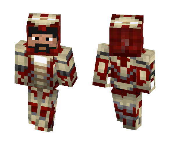 Tony stark in MARK 5 suit - Male Minecraft Skins - image 1