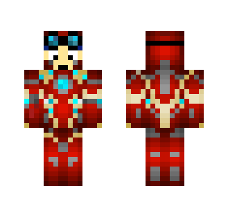 Dan TDM on iron man suit - Iron Man Minecraft Skins - image 2
