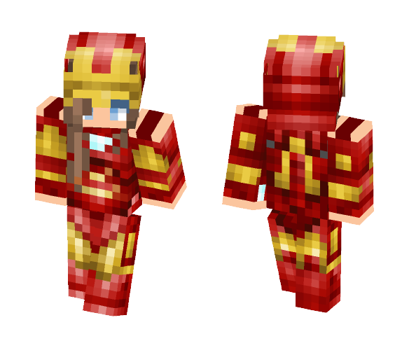 Iron man girl - Girl Minecraft Skins - image 1