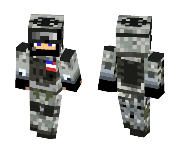 Modern US Soldier winter camo - Male Minecraft Skins - image 1