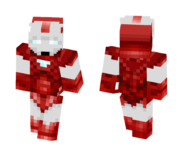 Iron man Silver centurion - Iron Man Minecraft Skins - image 1