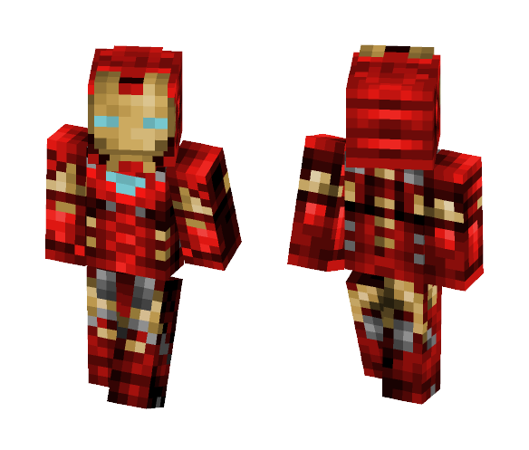 Iron man remastered - Iron Man Minecraft Skins - image 1